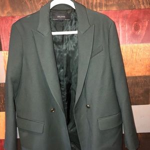 Zara green blazer
